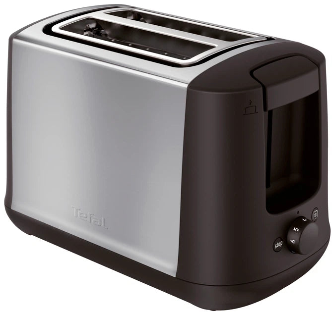 Тостер Tefal TT340830 Confidence inox черен 850W