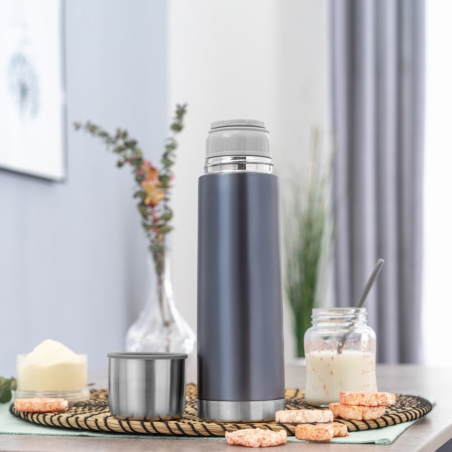 90501 Reer термос 0,5 л. АНТРАЦИТ - снимка 8