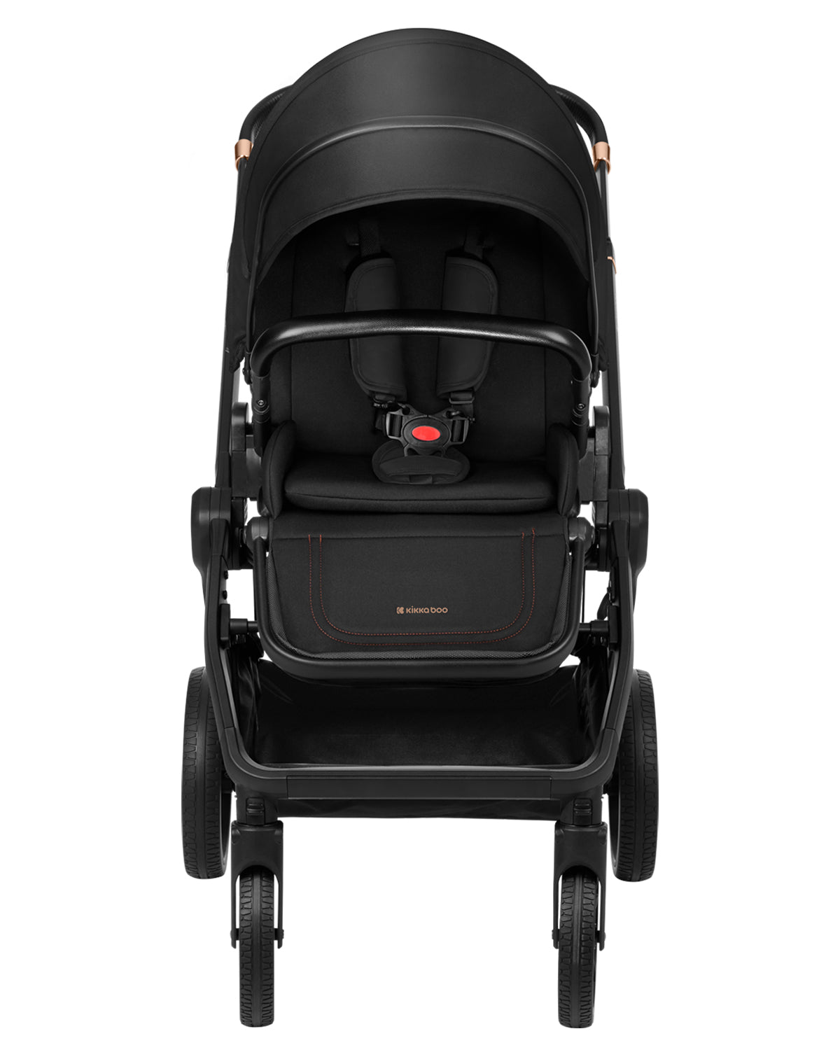 Комбинирана количка 2в1 с кош за новородено Tiffany Black 2024 - снимка 4