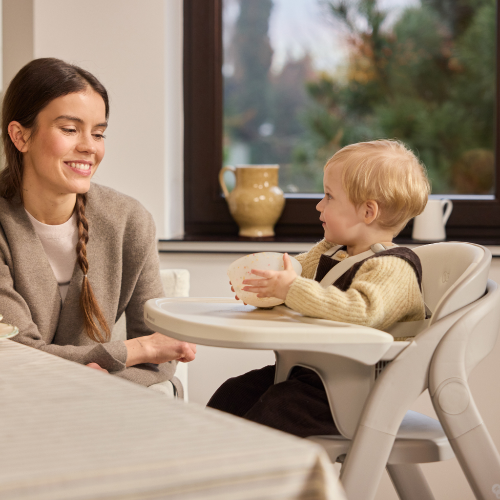 Kinderkraft TINO столче за хранене BEIGE - снимка 4