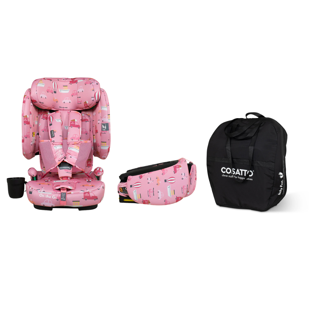 Cosatto CT5923 On The Go I-Size столче за кола ITCHY FEET ROSY