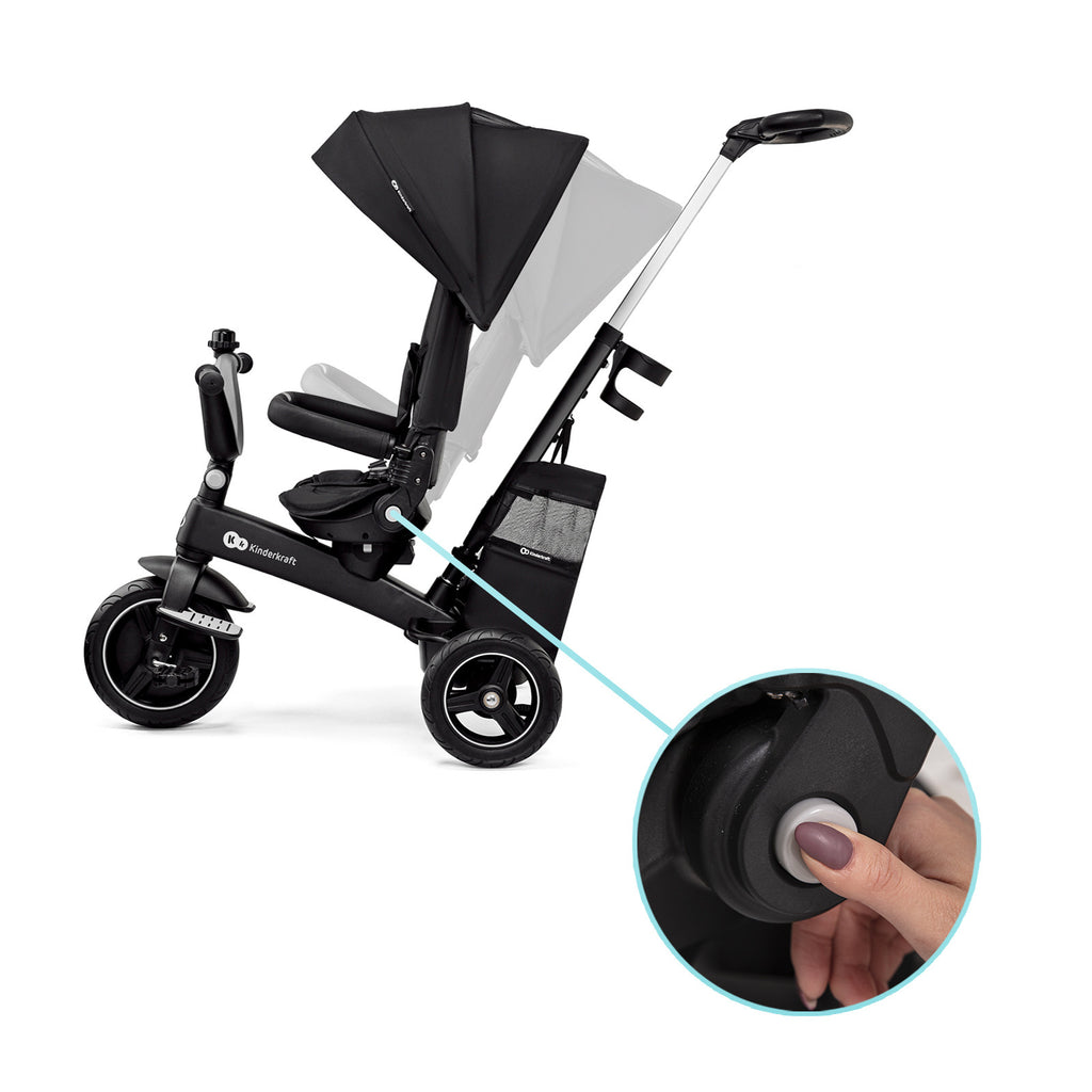 KinderKraft EASYTWIST черна триколка KREASY00BLK0000 - снимка 5