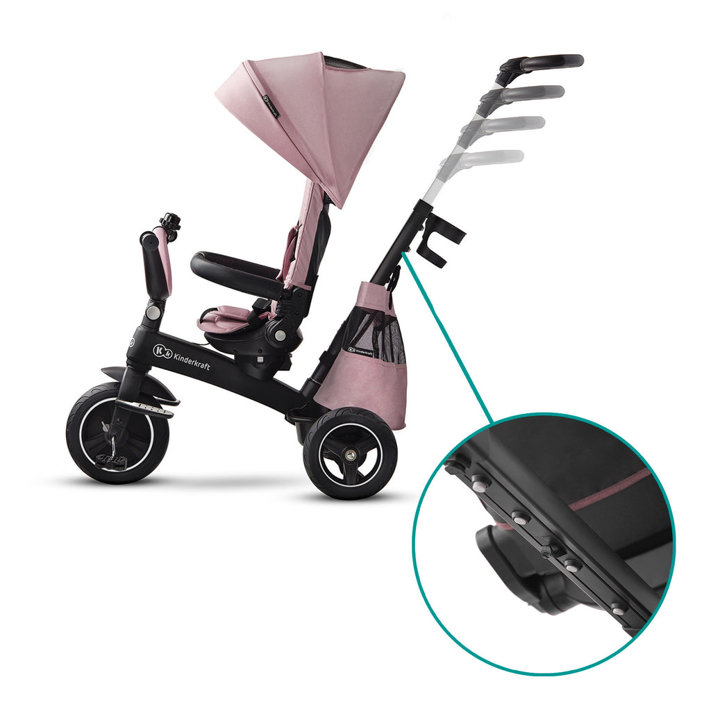 KinderKraft EASYTWIST розова триколка KKRETWIPNK - снимка 4