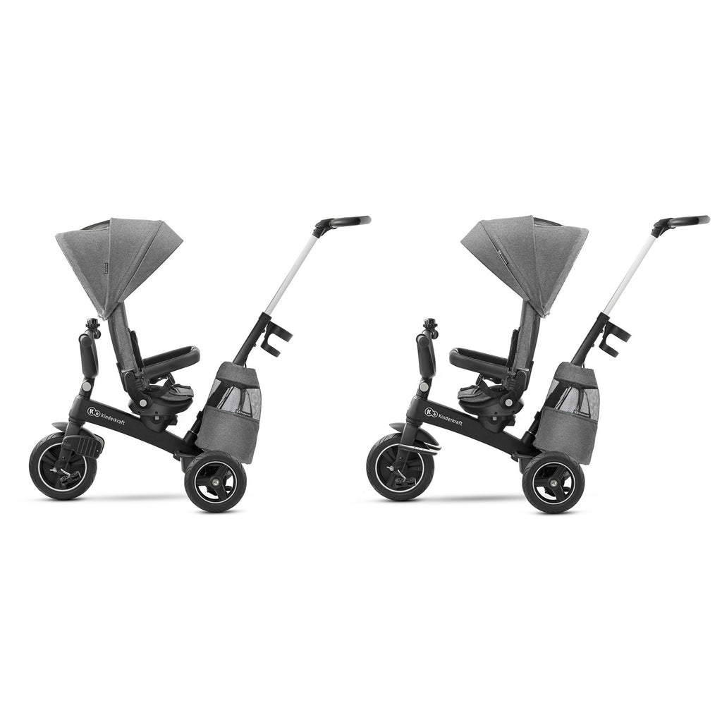 KinderKraft EASYTWIST сива триколка KKRETWIGRY - снимка 4