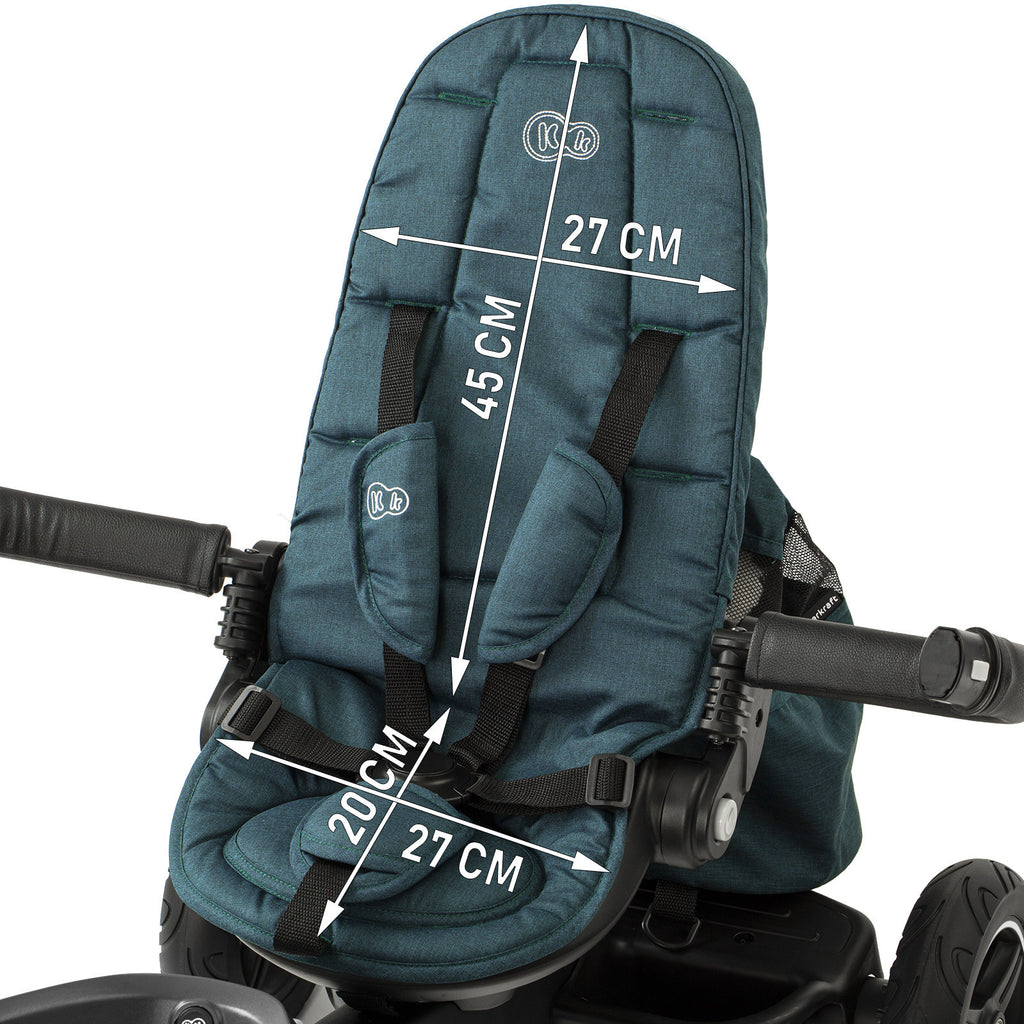 KinderKraft EASYTWIST сива триколка KKRETWIGRY - снимка 9