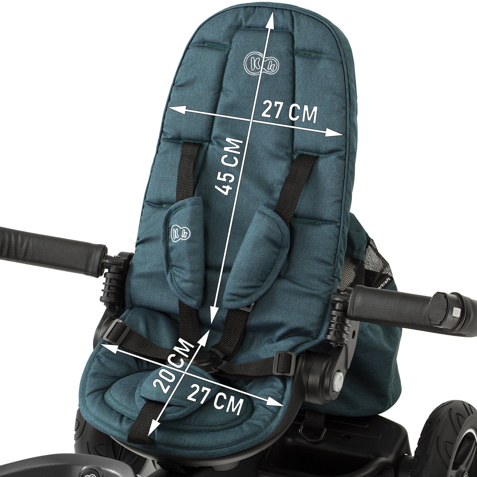 KinderKraft EASYTWIST сива триколка KKRETWIGRY - снимка 9
