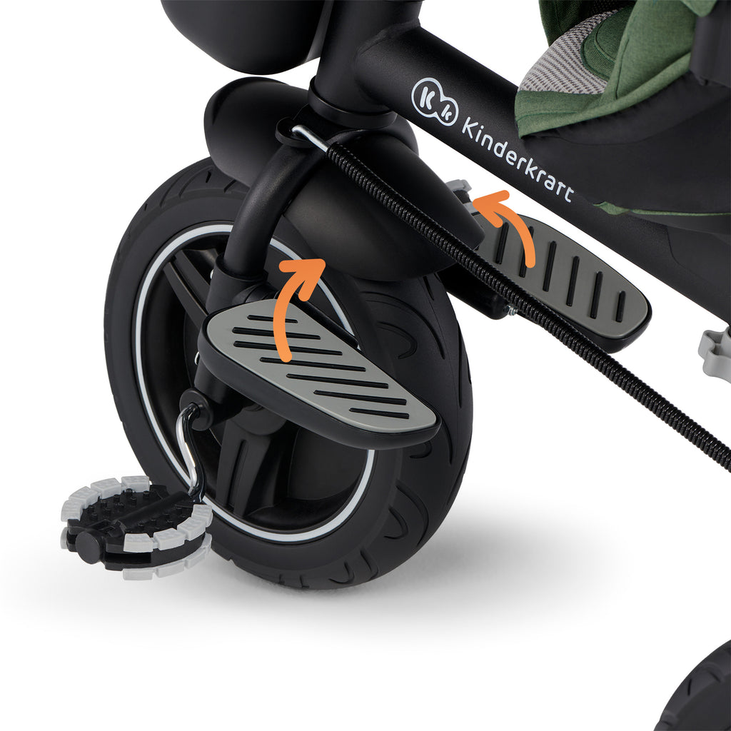 Kinderkraft SPINSTEP триколка зелена KRSPST00GRE - снимка 13