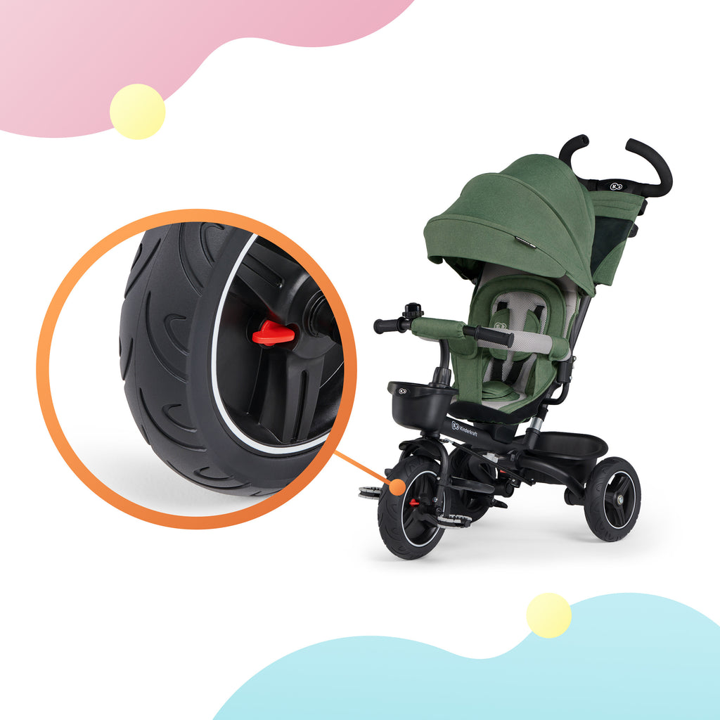 Kinderkraft SPINSTEP триколка зелена KRSPST00GRE - снимка 14