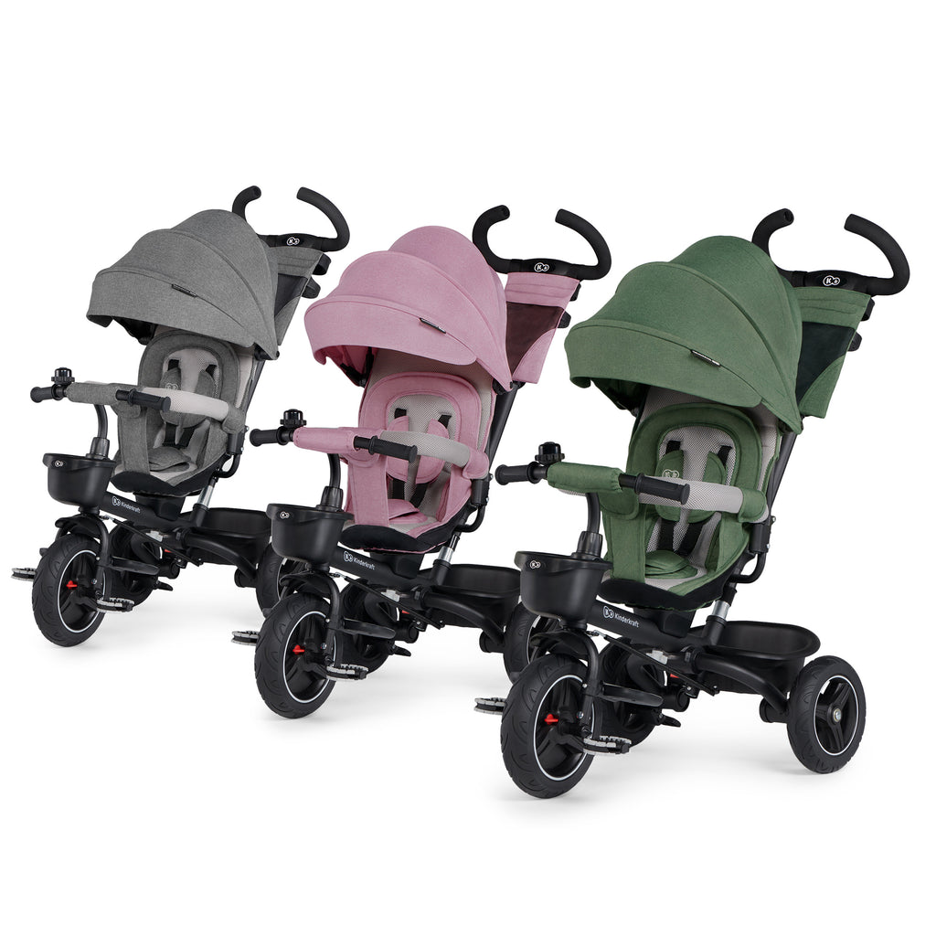 Kinderkraft SPINSTEP триколка зелена KRSPST00GRE - снимка 18