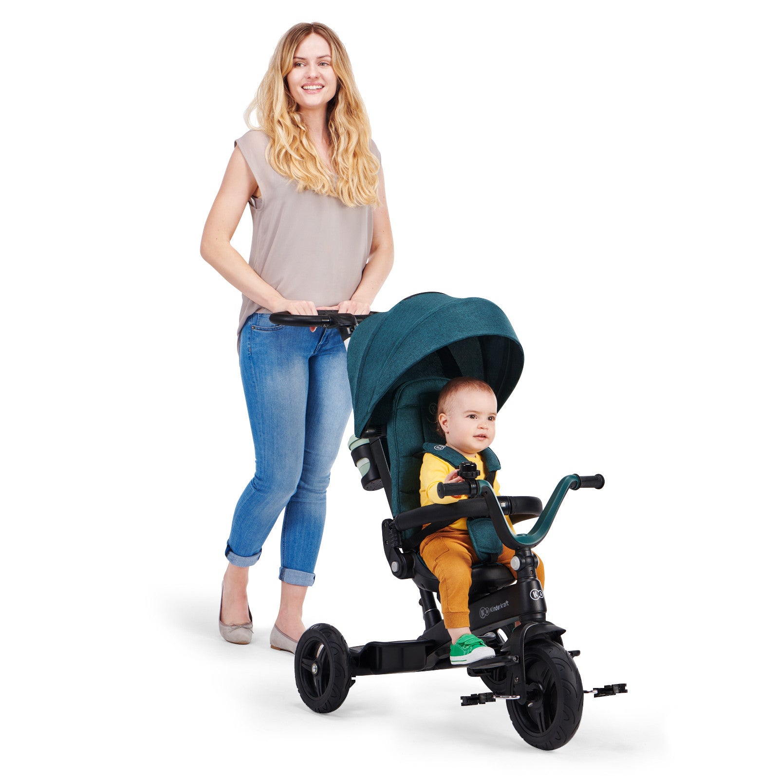 Kinderkraft TWIPPER триколка сива KRTWIP00GRY - снимка 11