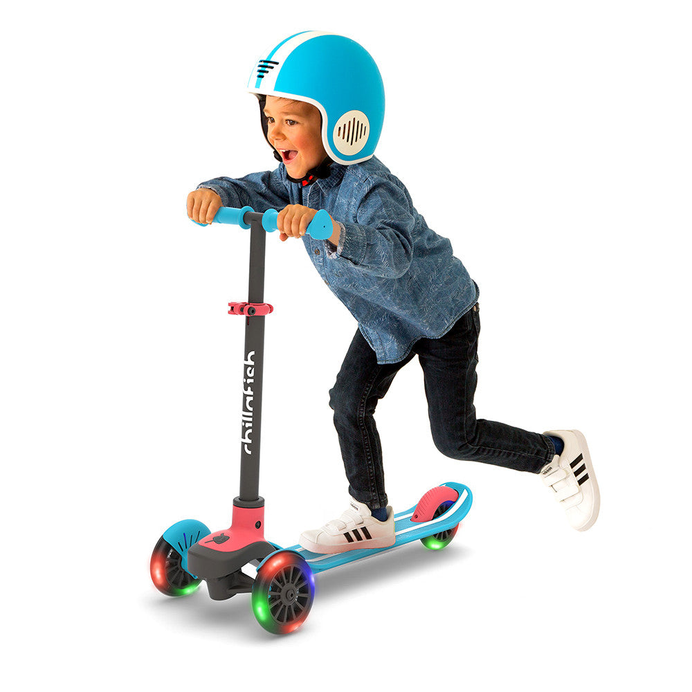 Chillafish Scotti GLOW CPSC02BLU тротинетка синя - снимка 2