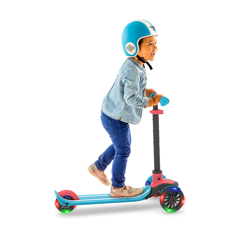 Chillafish Scotti GLOW CPSC02BLU тротинетка синя - снимка 3