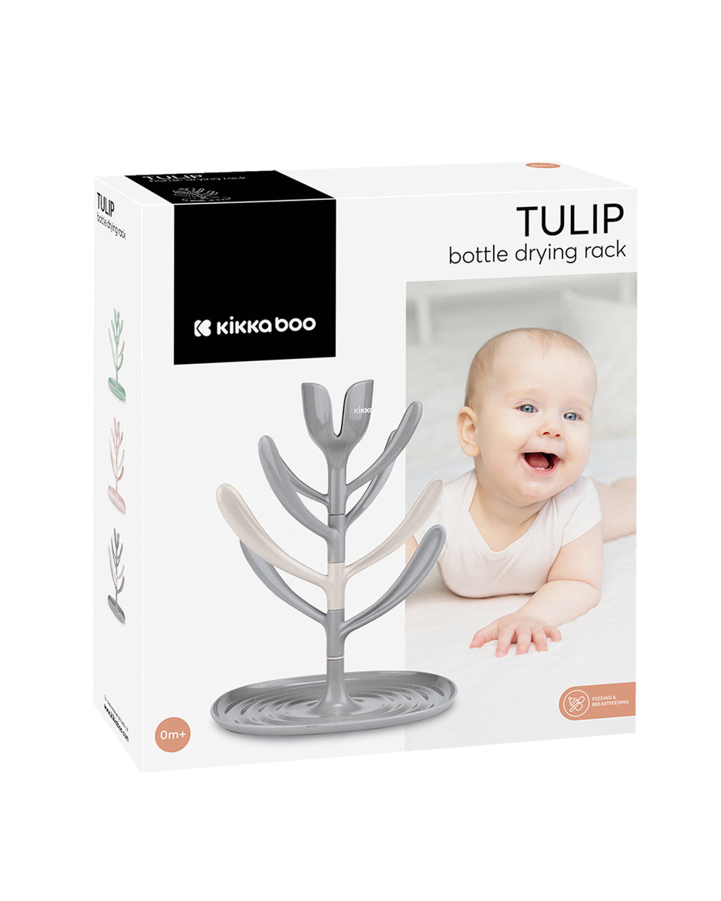 Сушилник за шишета и биберони Tulip Grey - снимка 3