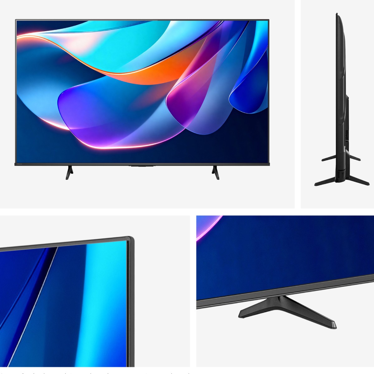 Hisense 65A6S 65 4K телевизор отпред и отстрани
