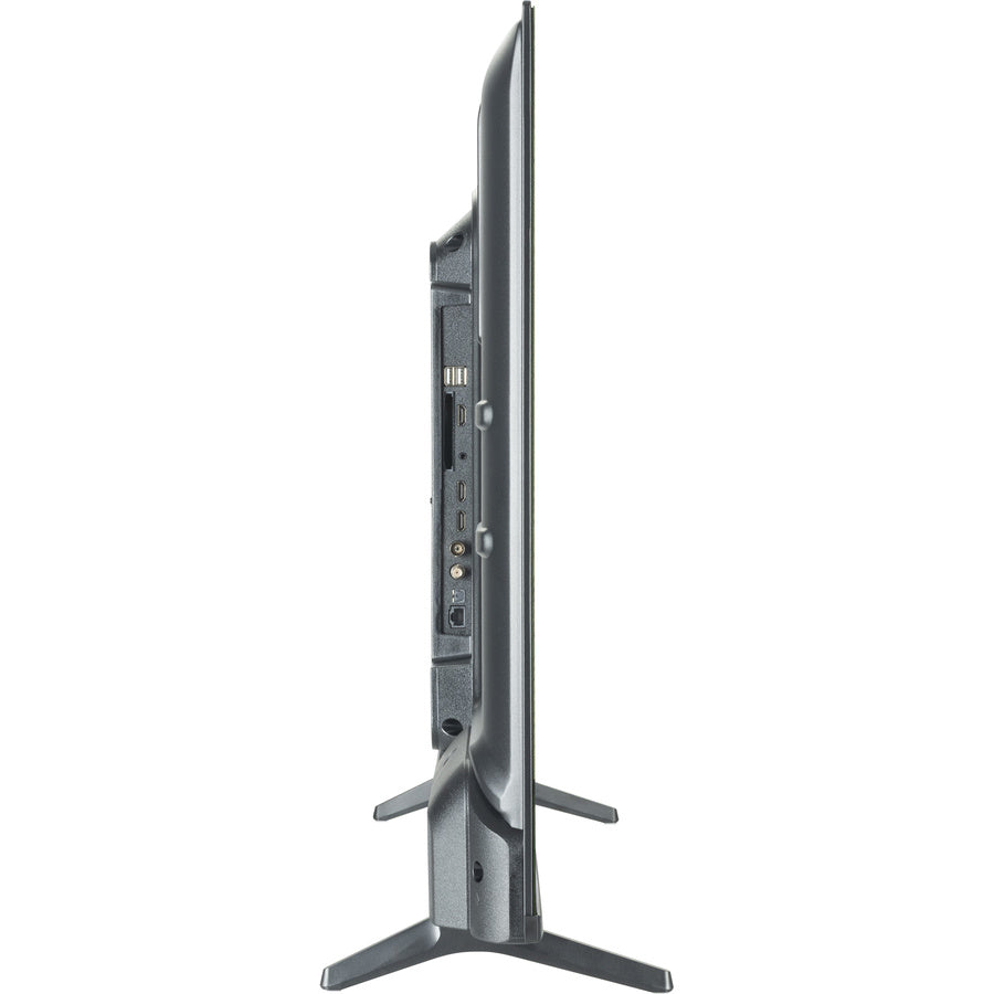 Hisense 43A6Q изглед отстрани и конектори