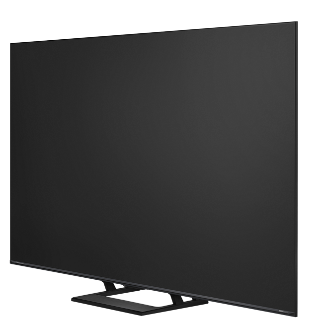 Hisense 55E8S 55 инча преден страничен изглед