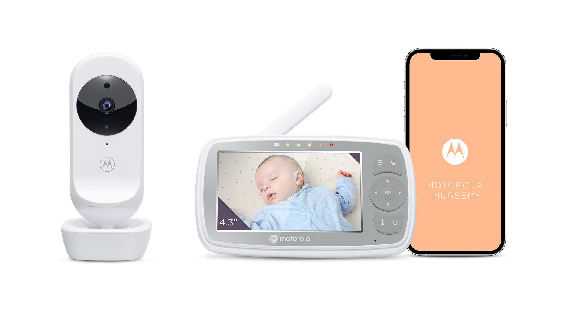 Motorola VM44 connect бебефон - снимка 2