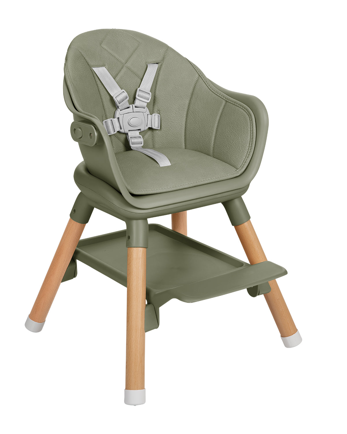 Стол за хранене 6в1 Woody Army Green 2024 - снимка 7