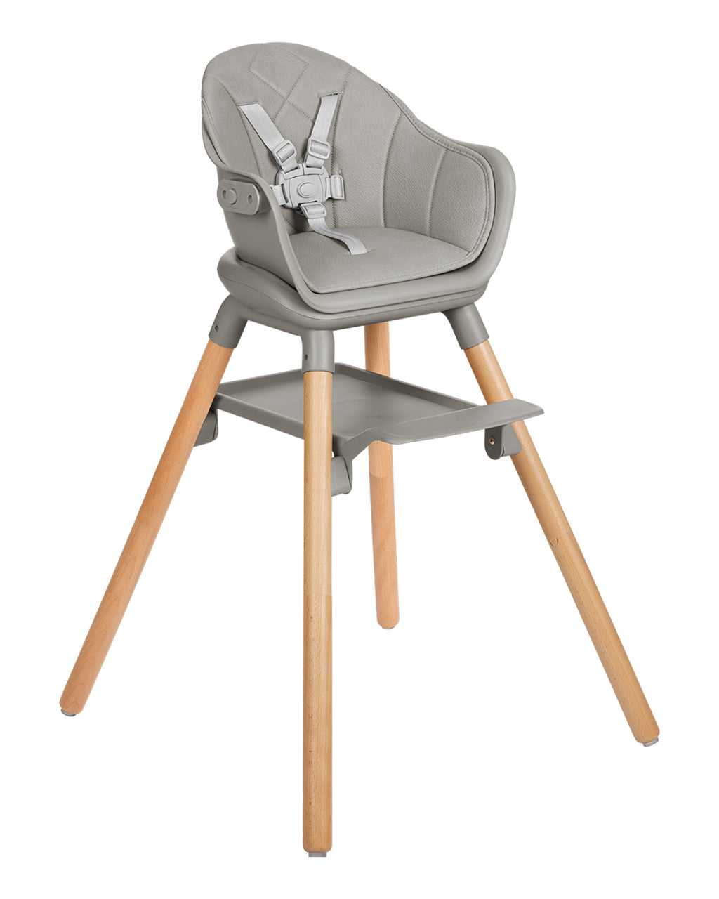 Стол за хранене 6в1 Woody Grey 2024 - снимка 2