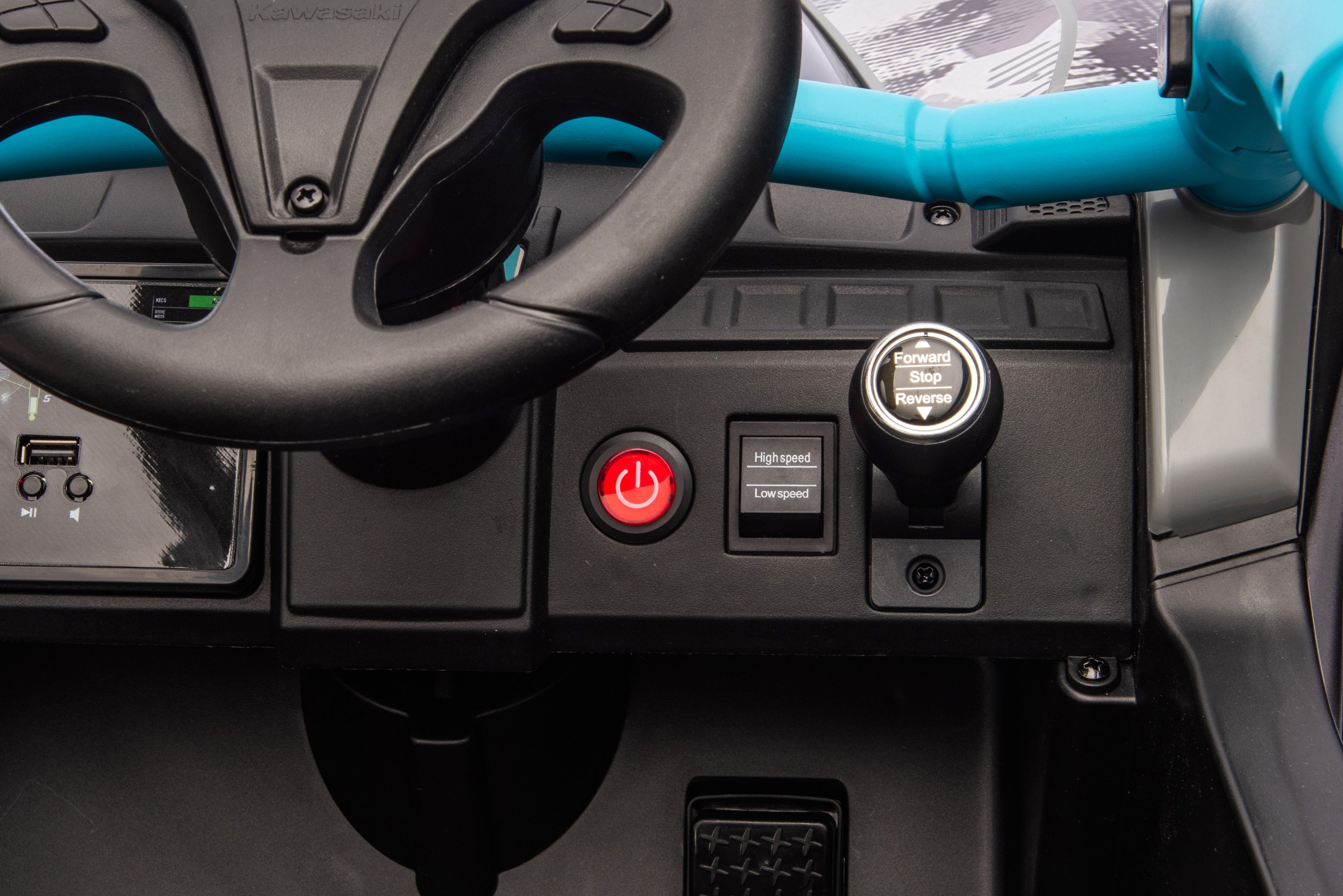 Акумулаторна кола Licensed Kawasaki KRX 1000 Blue-Black - снимка 7