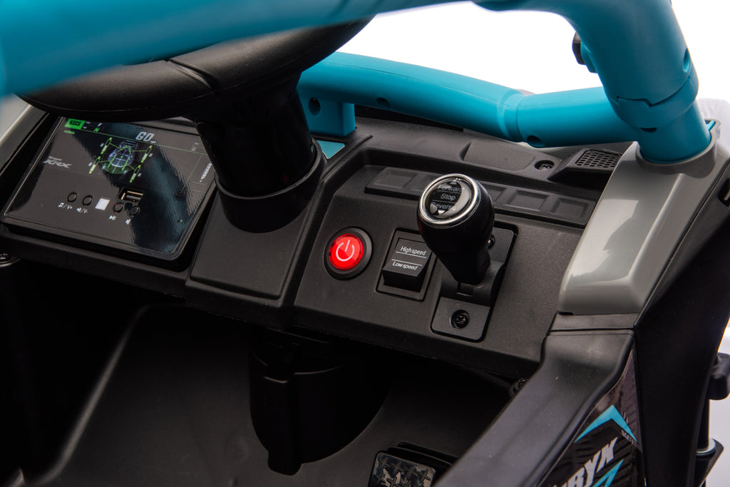 Акумулаторна кола Licensed Kawasaki KRX 1000 Blue-Black - снимка 8