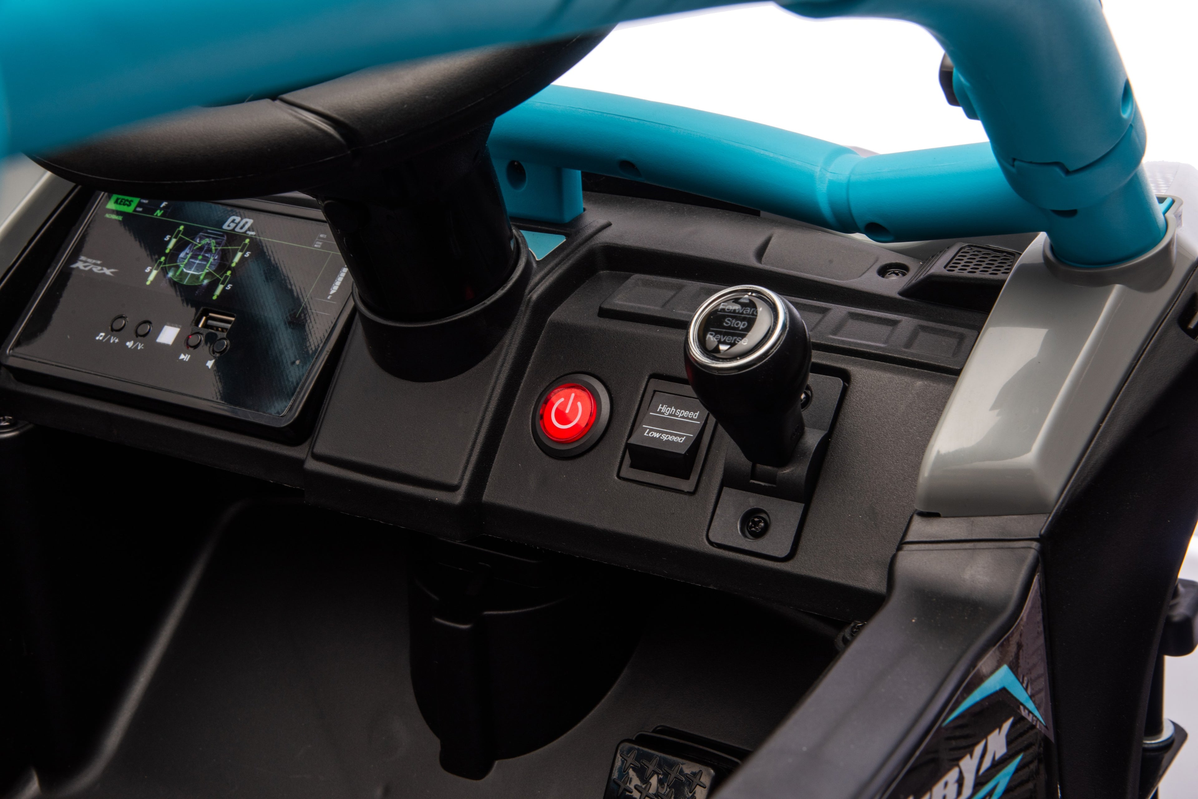 Акумулаторна кола Licensed Kawasaki KRX 1000 Blue-Black - снимка 8