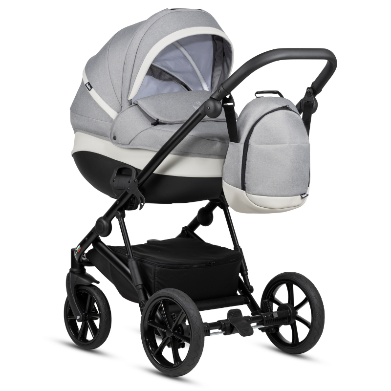 Buba ZAZA2 2в1 бебешка количка 625 Warm Grey - снимка 4